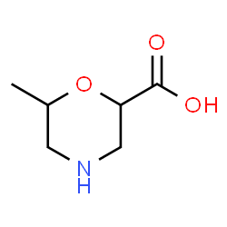 6-methylmorpholine-2-carboxylic acid Structure