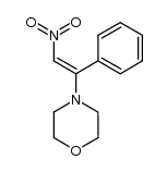 4-(2-nitro-1-phenyl-vinyl)-morpholine Structure