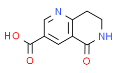 5-oxo-5,6,7,8-tetrahydro-1,6-naphthyridine-3-carboxylic acid structure