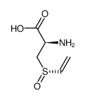 L-Alanine, 3-[(R)-ethenylsulfinyl]- (9CI) structure