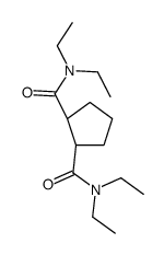 (1R,2R)-1-N,1-N,2-N,2-N-tetraethylcyclopentane-1,2-dicarboxamide Structure