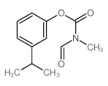 (3-propan-2-ylphenyl) N-formyl-N-methyl-carbamate Structure