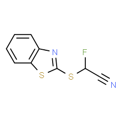 Acetonitrile, (2-benzothiazolylthio)fluoro- (9CI)结构式