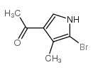 1-(5-Bromo-4-methyl-1H-pyrrol-3-yl)ethanone Structure