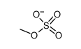 [(Sulfuric acid methyl)ion] structure