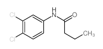 Butanamide,N-(3,4-dichlorophenyl)-结构式