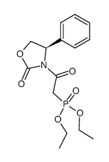 diethyl (R)-2-oxo-2-(2-oxo-4-phenyloxazolidin-3-yl)ethylphosphonate Structure