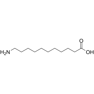 11-Aminoundecanoic acid Structure