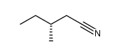 (R)-3-methylpentanenitrile 结构式