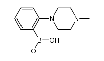 (2-(4-Methylpiperazin-1-yl)phenyl)boronic acid structure