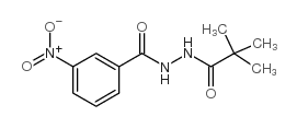 n'-(2,2-dimethylpropanoyl)-3-nitrobenzohydrazide Structure