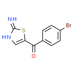 (2-AMINO-THIAZOL-5-YL)-(4-BROMO-PHENYL)-METHANONE Structure