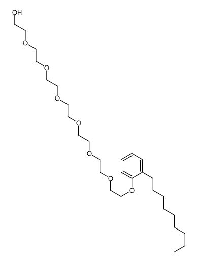 20-(nonylphenoxy)-3,6,9,12,15,18-hexaoxaicosan-1-ol structure