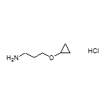 3-Cyclopropoxy-1-propanamine Hydrochloride Structure