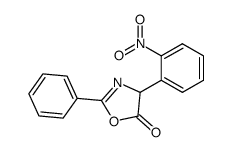 5(4H)-Oxazolone,4-(2-nitrophenyl)-2-phenyl-结构式