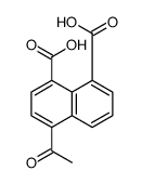 4-acetylnaphthalene-1,8-dicarboxylic acid Structure