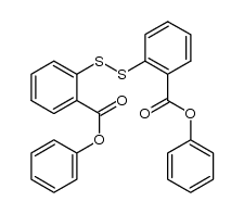 bis(2-carbophenoxyphenyl) disulphide结构式