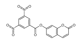 (2-oxochromen-7-yl) 3,5-dinitrobenzoate Structure