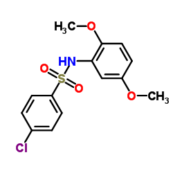 4-Chloro-N-(2,5-dimethoxyphenyl)benzenesulfonamide Structure