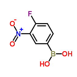 (4-Fluoro-3-nitrophenyl)boronic acid structure