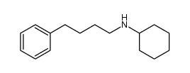 N-(4-phenylbutyl)cyclohexanamine结构式