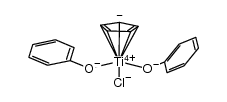 (cyclopentadienyl)TiCl(OPh)2 Structure