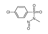 4-chloro-N-methyl-N-nitrosobenzenesulfonamide Structure