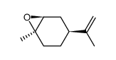 cis-(S)-4-Isopropenyl-1-methylcyclohexene 1,2-epoxide Structure