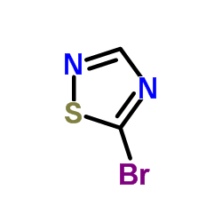 5-溴-1,2,4-噻二唑结构式