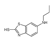 6-(Propylamino)-1,3-benzothiazole-2(3H)-thione Structure