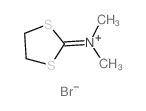 1,3-dithiolan-2-ylidene-dimethyl-azanium bromide结构式