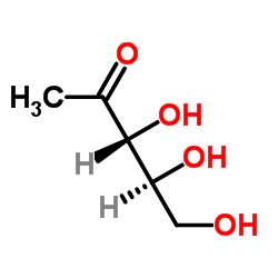 L-threo-2-Pentulose, 1-deoxy- (9CI) structure