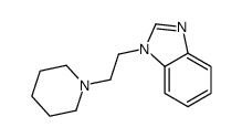 1-(2-piperidin-1-ylethyl)benzimidazole structure