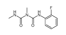 1,3-dimethyl-5-(2-fluorophenyl) biuret结构式