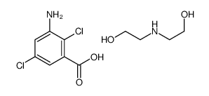 chloramben-diolamine Structure