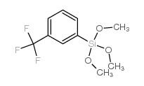 m-(TRIFLUOROMETHYL)PHENYLTRIMETHOXYSILANE structure