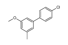 1-(4-chlorophenyl)-3-methoxy-5-methylbenzene Structure