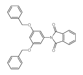 2-[3,5-bis(phenylmethoxy)phenyl]isoindole-1,3-dione结构式