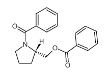 N,O-Dibenzoyl-L-prolinol结构式