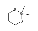 2.2-Dimethyl-2-stanna-1.3-dithia-cyclohexan结构式