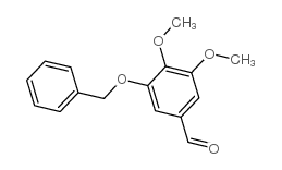 3-(BENZYLOXY)-4,5-DIMETHOXYBENZALDEHYDE结构式