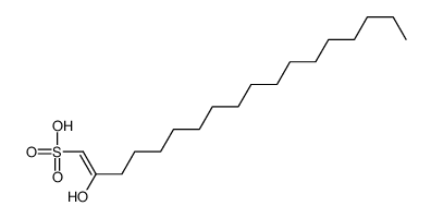 2-hydroxyoctadec-1-ene-1-sulfonic acid结构式