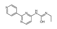 1-ethyl-3-(2-pyridin-4-ylpyrimidin-4-yl)urea Structure