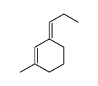 1-methyl-3-propylidenecyclohexene Structure