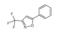 5-phenyl-3-(trifluoromethyl)-1,2-oxazole结构式