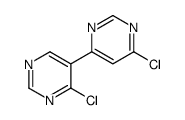 4-chloro-5-(6-chloropyrimidin-4-yl)pyrimidine Structure