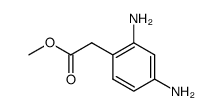 (2,4-diamino-phenyl)-acetic acid methyl ester structure