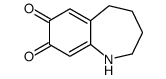 2,3,4,5-tetrahydro-1H-1-benzazepine-7,8-dione Structure