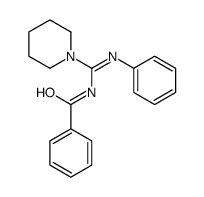 N-[anilino(piperidin-1-yl)methylidene]benzamide Structure