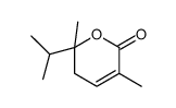 2,5-dimethyl-2-propan-2-yl-3H-pyran-6-one Structure